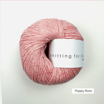 Pelote de Pure Silk de Knitting for Olive (KFO) coloris Poppy Rose