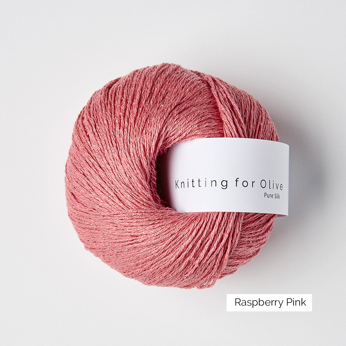 Pelote de Pure Silk de Knitting for Olive (KFO) coloris Raspberry Pink