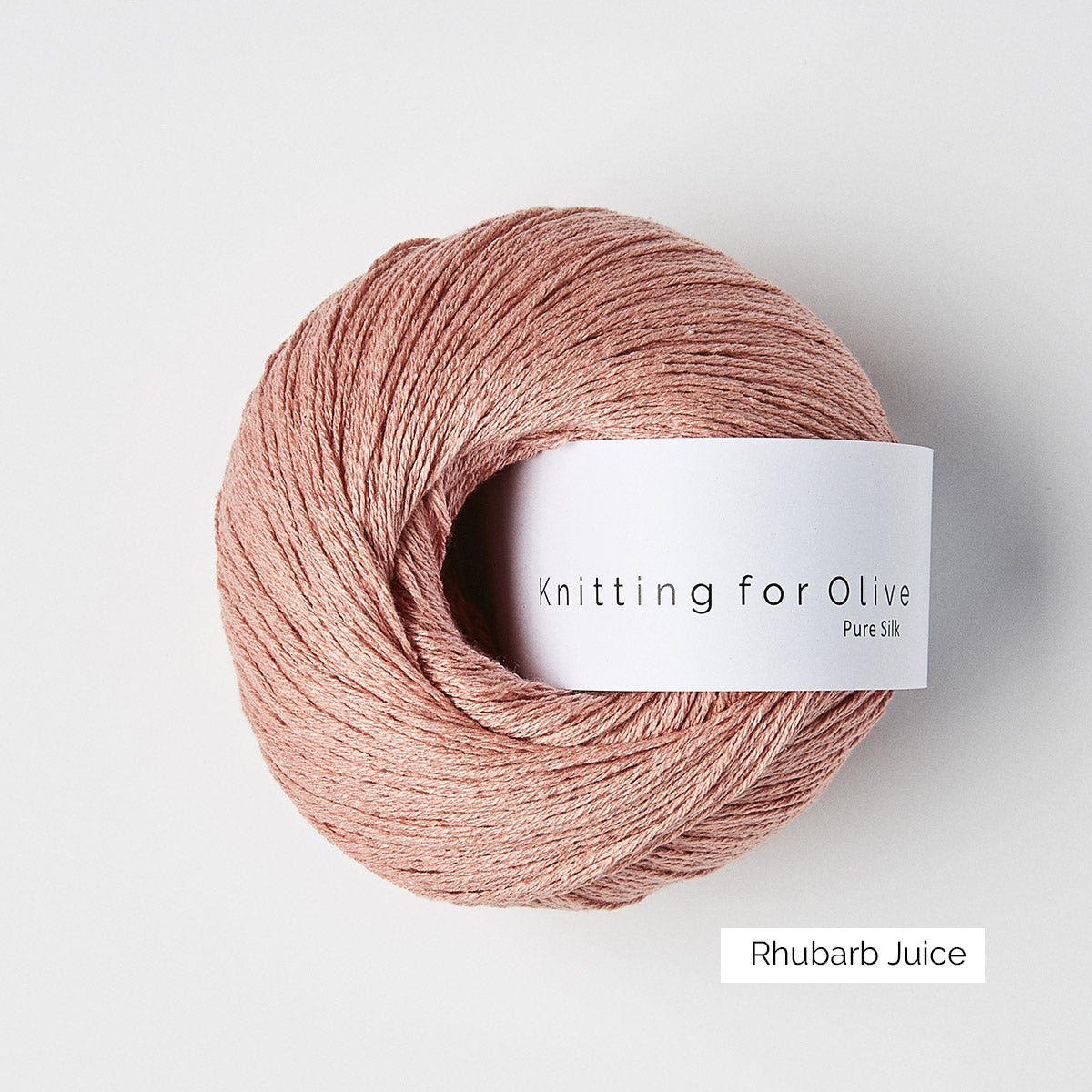 Pelote de Pure Silk de Knitting for Olive (KFO) coloris Rhubarb Juice