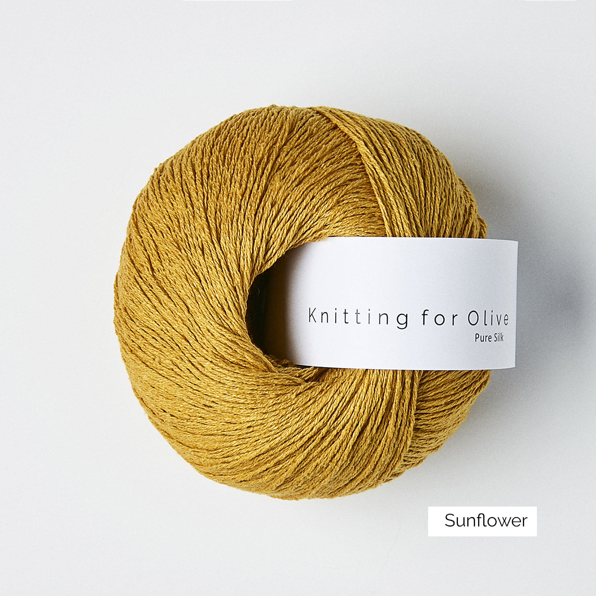 Pelote de Pure Silk de Knitting for Olive (KFO) coloris Sunflower
