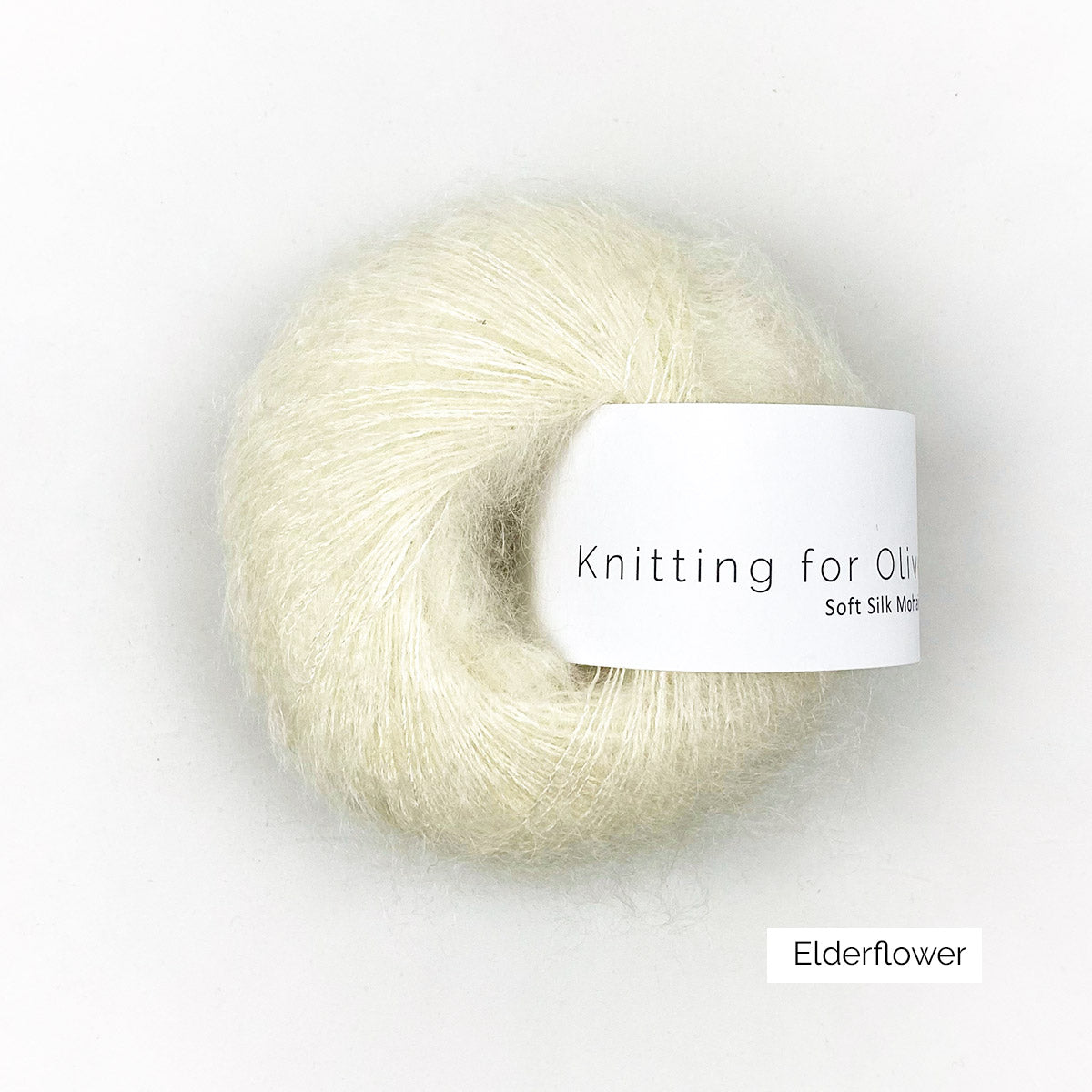 Pelote de Soft Silk Mohair de Knitting for Olive (KFO) coloris Elderflower