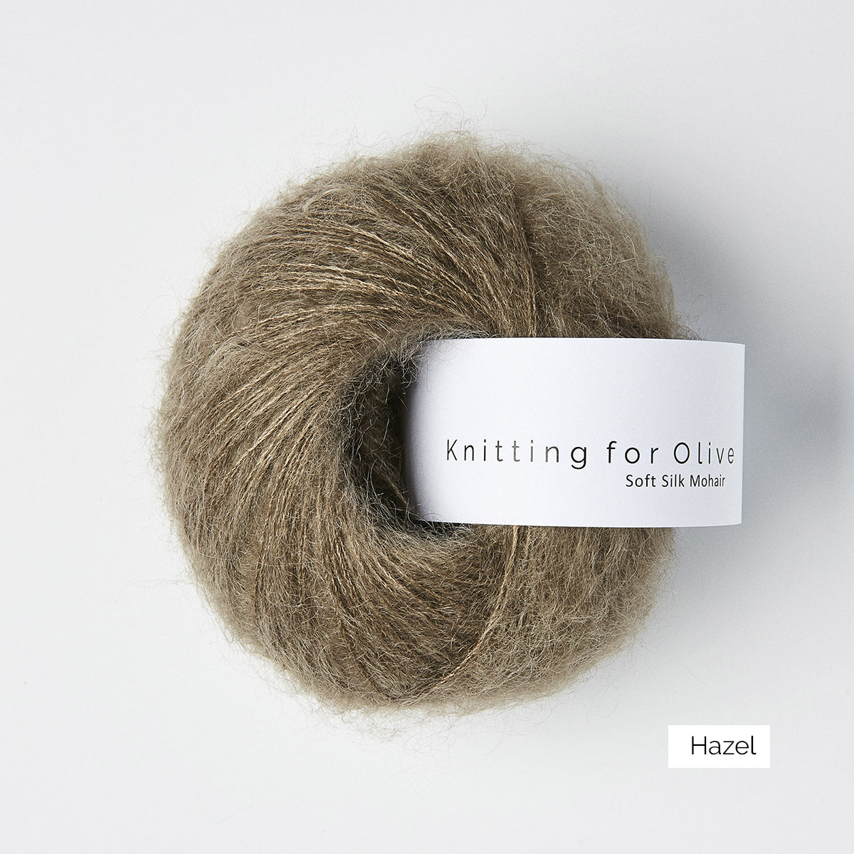 Pelote de Soft Silk Mohair de Knitting for Olive (KFO) coloris Hazel