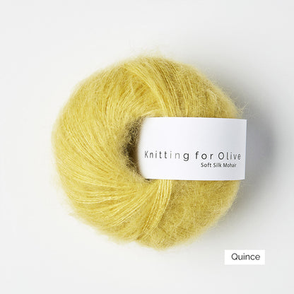 Pelote de Soft Silk Mohair de Knitting for Olive (KFO) coloris Quince
