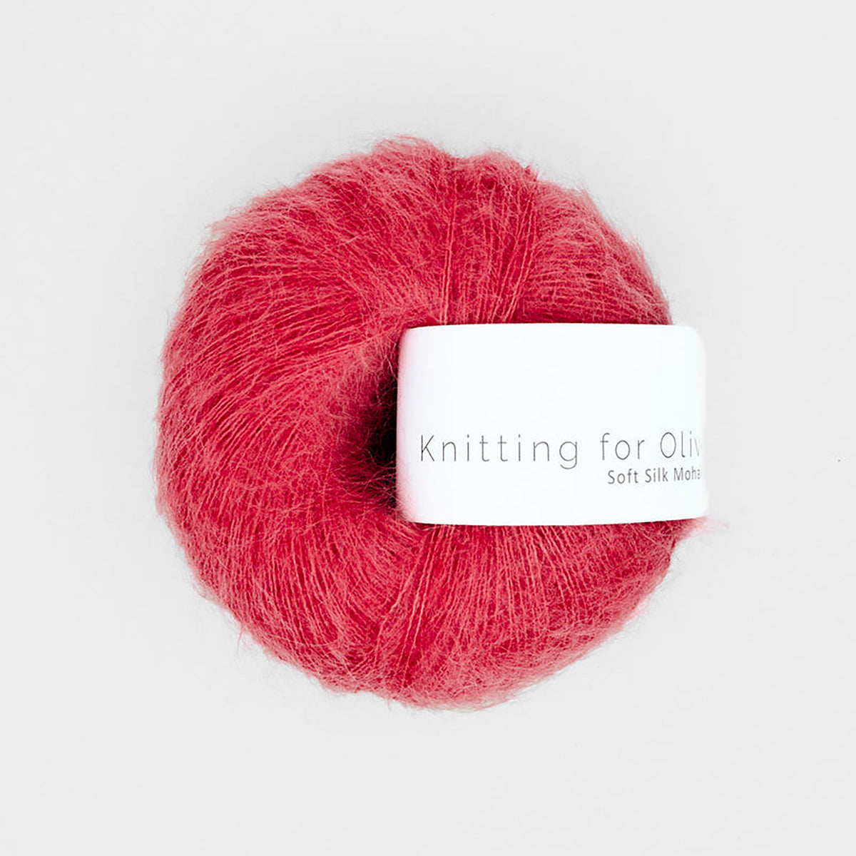 Pelote de Soft Silk Mohair de Knitting for Olive (KFO) coloris Watermelon