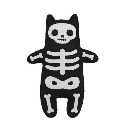 Kit de broderie Felted Doll de Kiriki Press modèle Skeleton Cat 