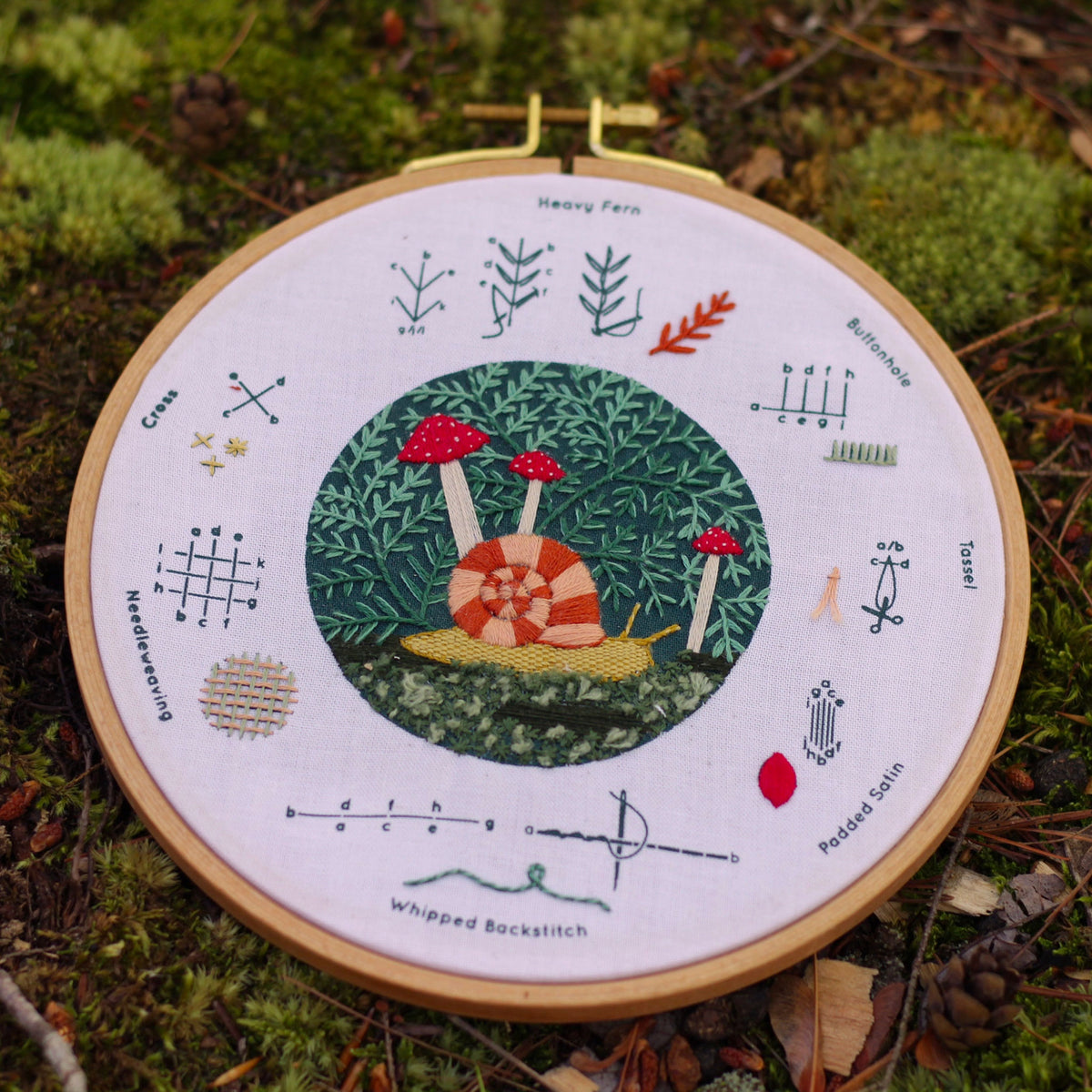 Kit de Broderie Sampler Stitch - Kiriki