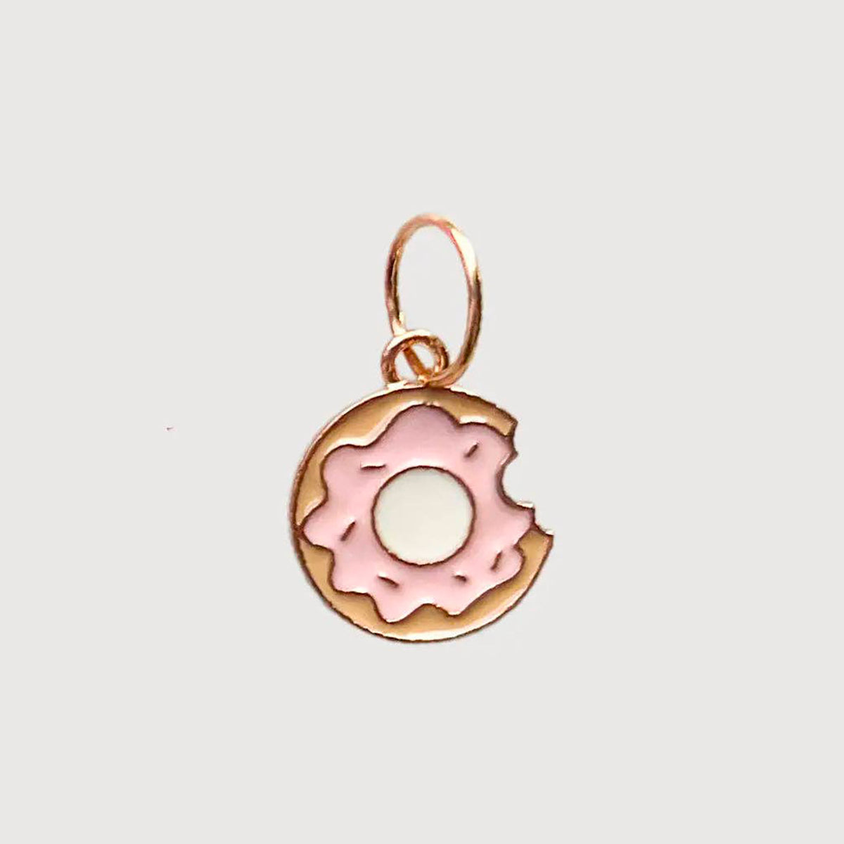 Anneau marqueur de Knits by ce, modèle Donut rose or (fixe)