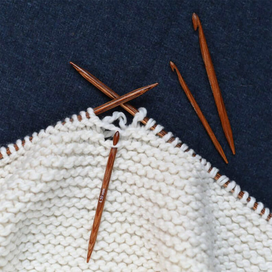 Crochets SOS en bois - Knit Pro