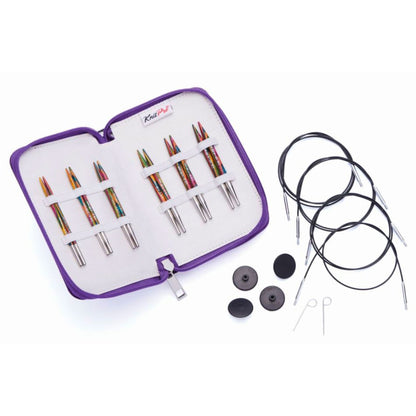 Kit d'aiguilles interchangeables Knit Pro modèle Symfonie Deluxe (10 cm)