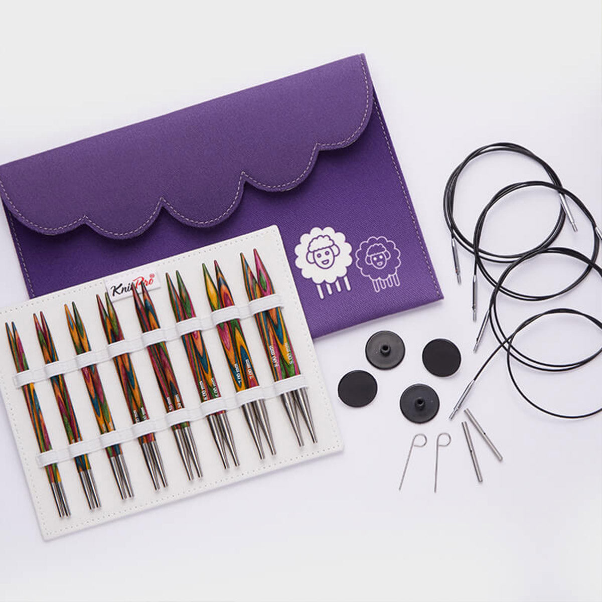 Kit d'aiguilles interchangeables Knit Pro modèle Symfonie Deluxe (13 cm)