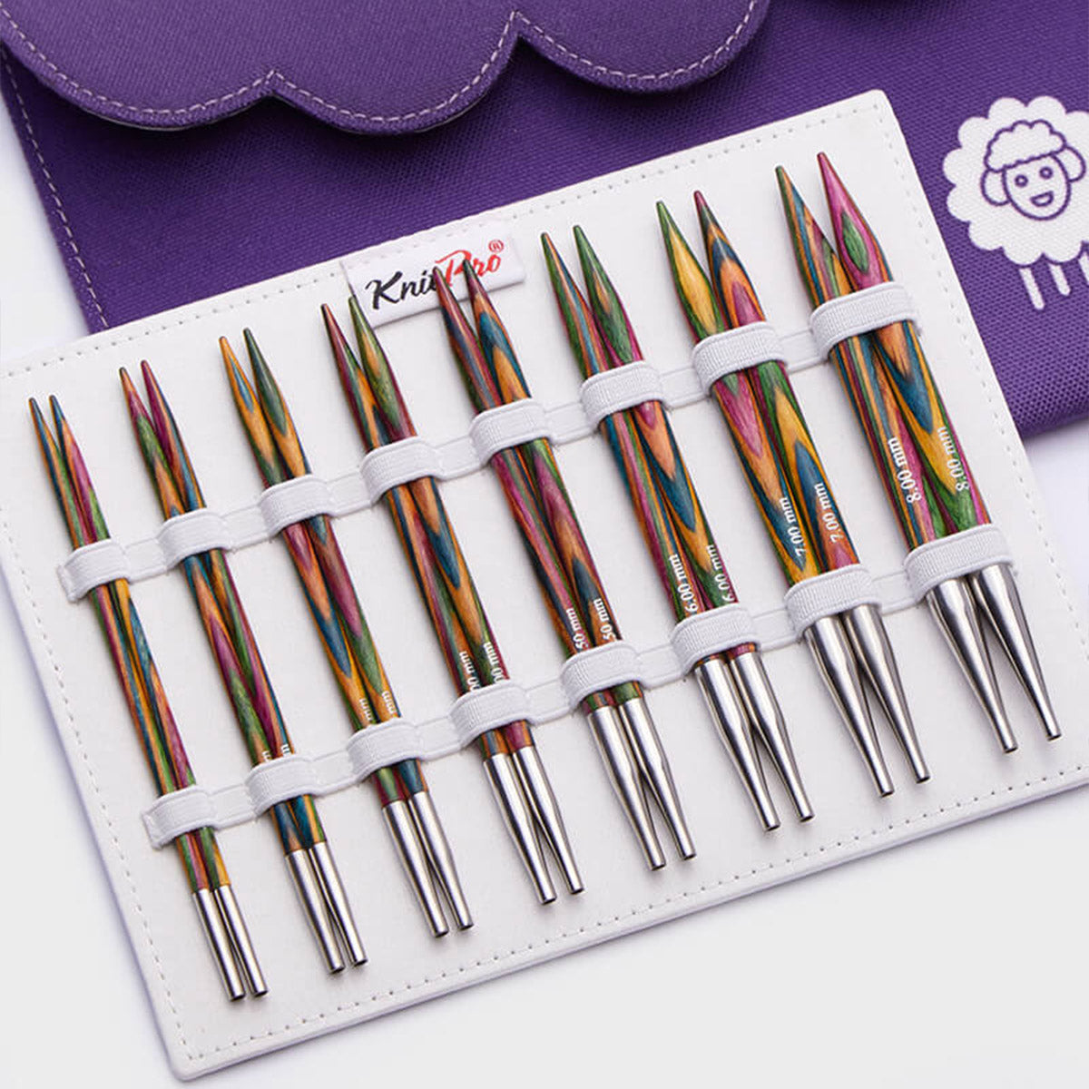 Kit d'aiguilles interchangeables Knit Pro modèle Symfonie Deluxe (13 cm)