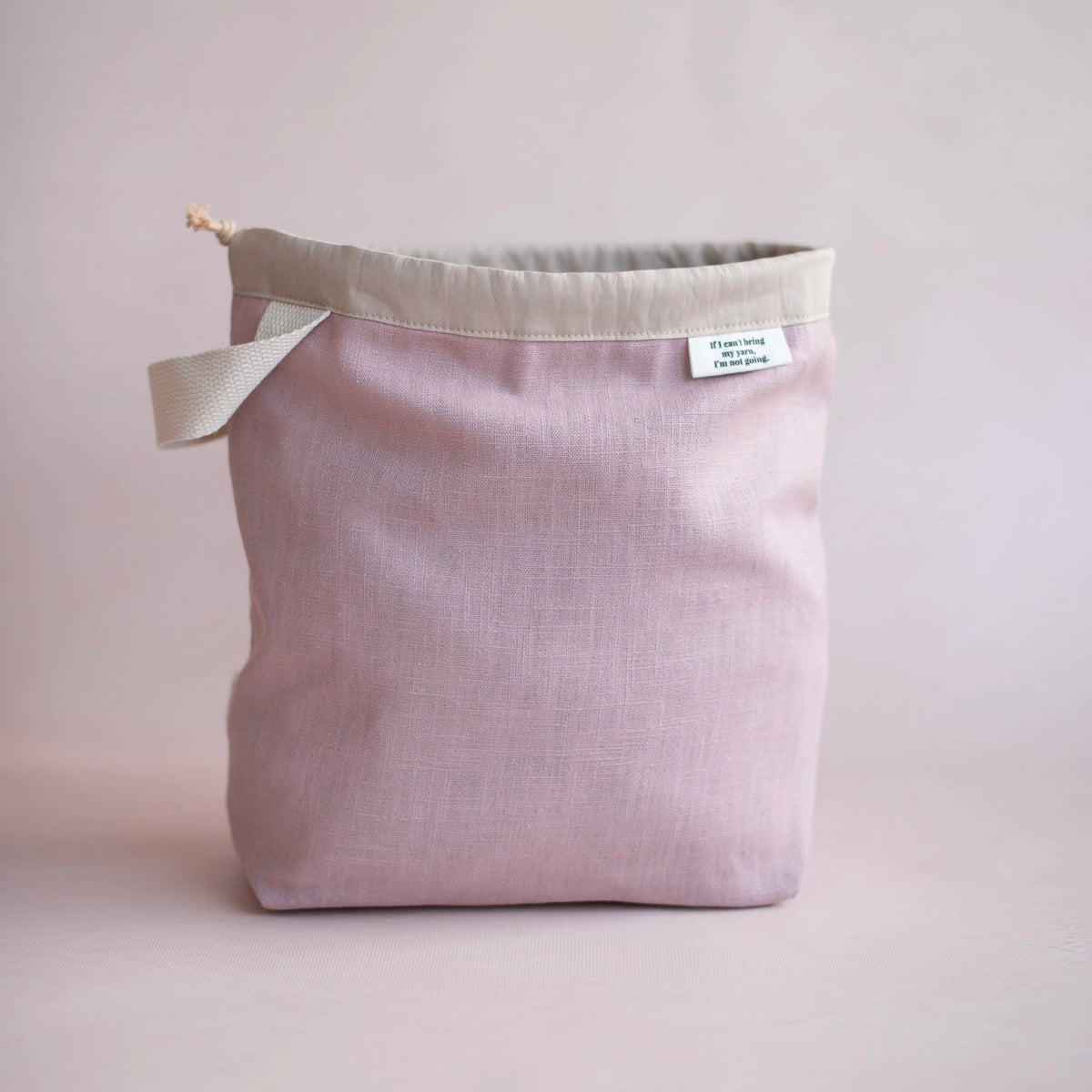 Sac à projet nomade de Knits by ce coloris  Lilas