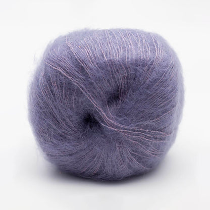 Pelote de Silky Kid de Kremke Soul Wool coloris 06_048 Lilas Grisé