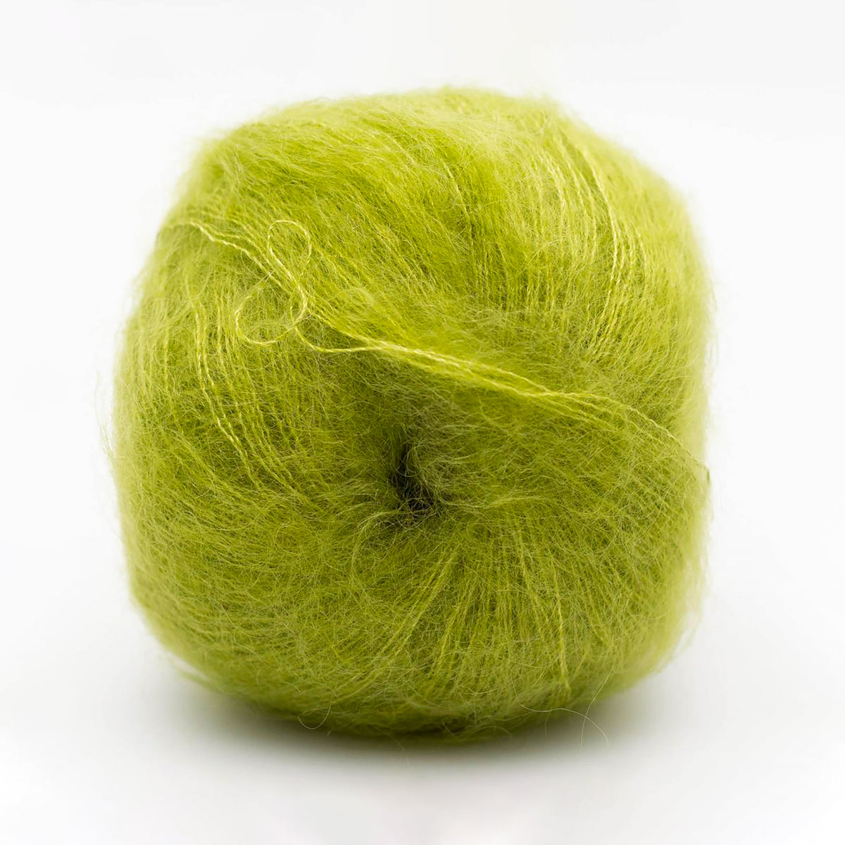 Pelote de Silky Kid de Kremke Soul Wool coloris 07_086 Granny Smith