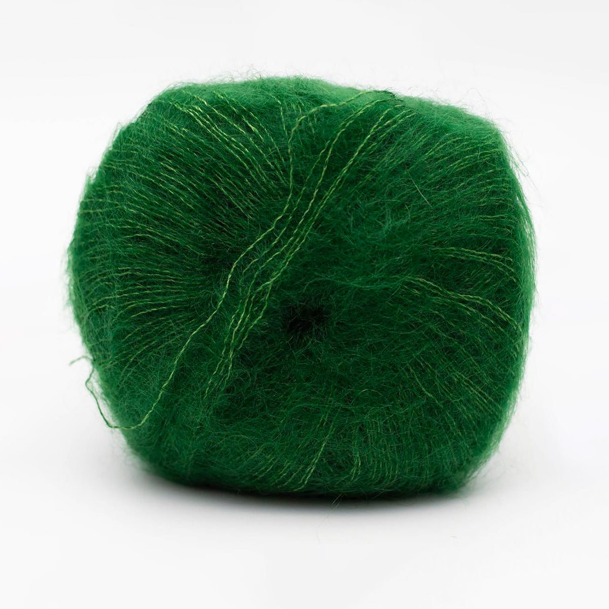 Pelote de Silky Kid de Kremke Soul Wool coloris 13_314 Sapin