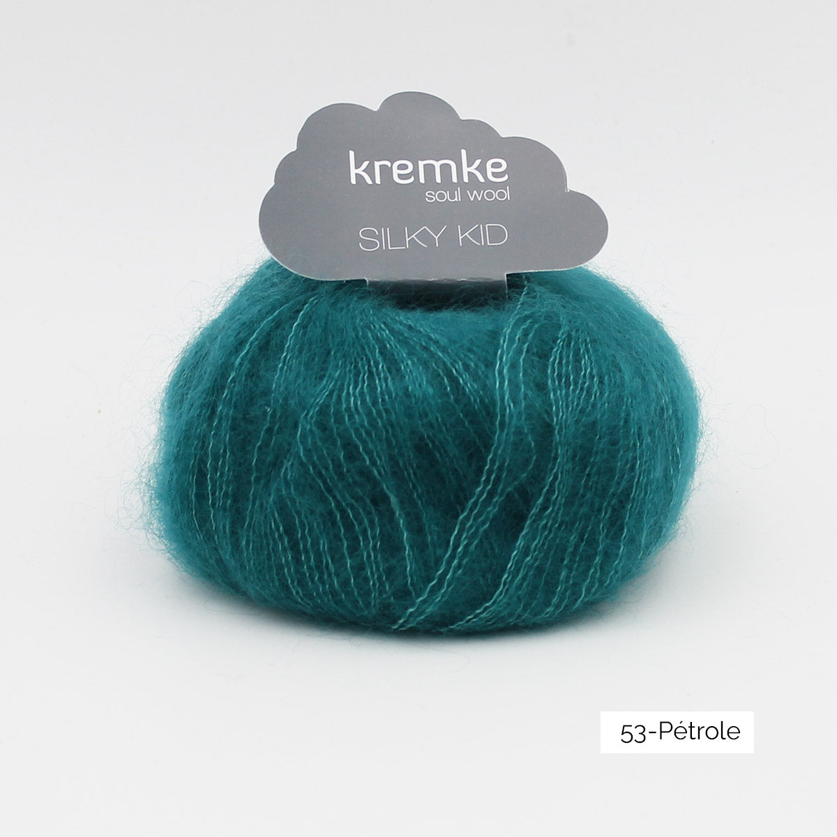 Pelote de Silky Kid de Kremke Soul Wool coloris 19_053 Pétrole