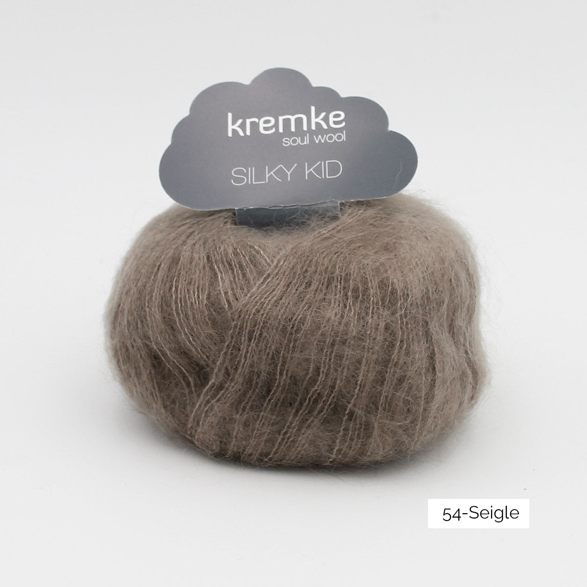 Pelote de Silky Kid de Kremke Soul Wool coloris 19_054 Seigle