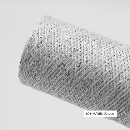 Stellaris de Kremke Soul Wool coloris 101 White Silver