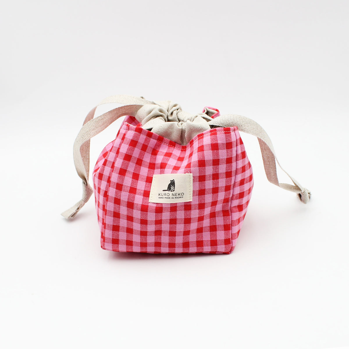 Sac à projet nomade Anne de Kuro Neko coloris Rouge
