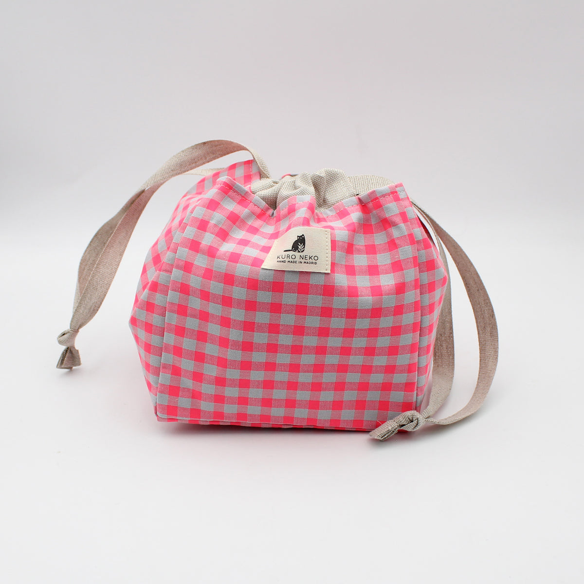 Sac à projet nomade Big Anne de Kuro Neko coloris Neon Rose