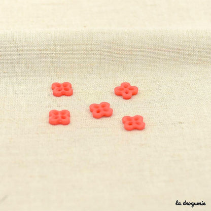 Boutons La Droguerie modèle Trèfle (Melba ; 12mm)