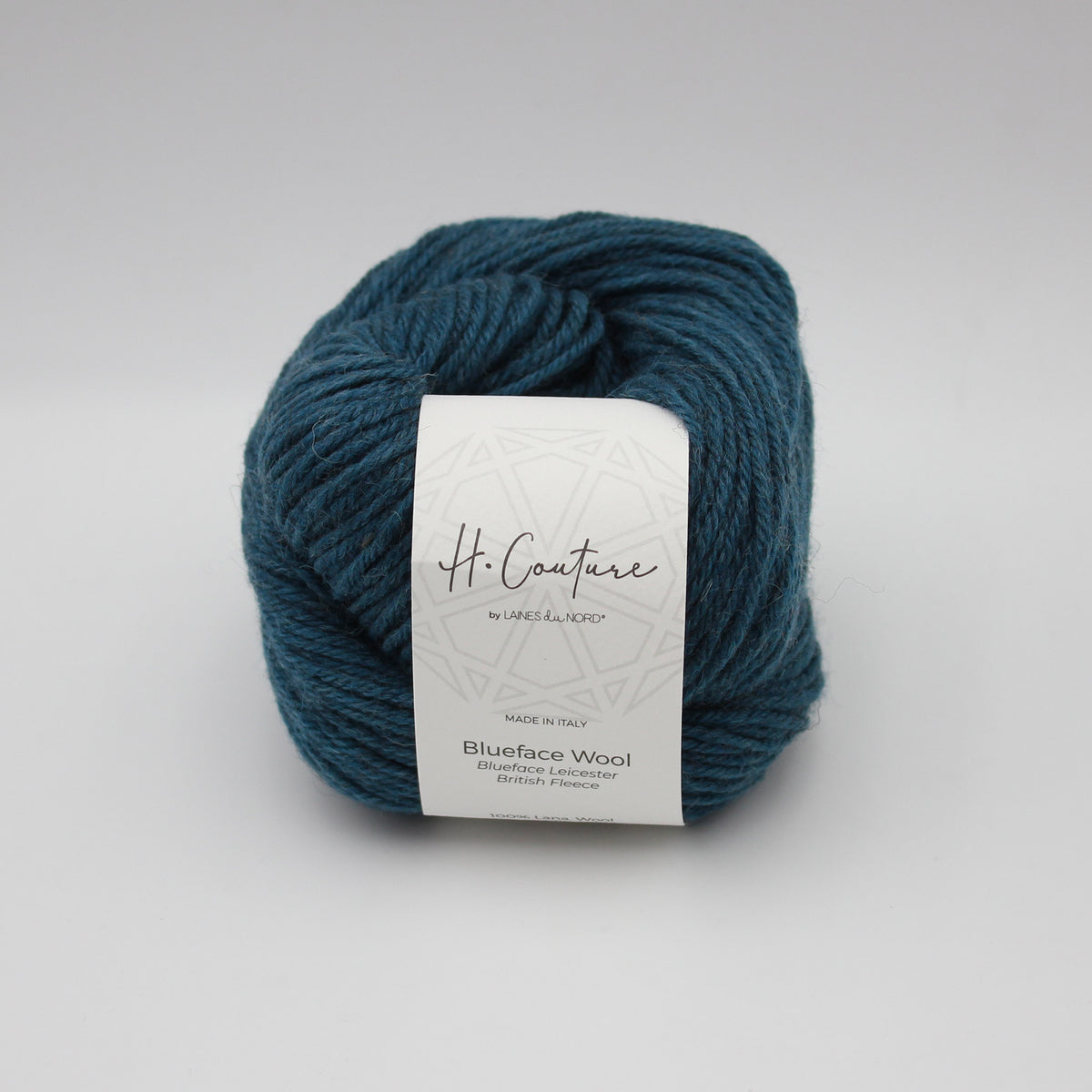 Blueface Wool de Laines du Nord coloris 008 Pétrole