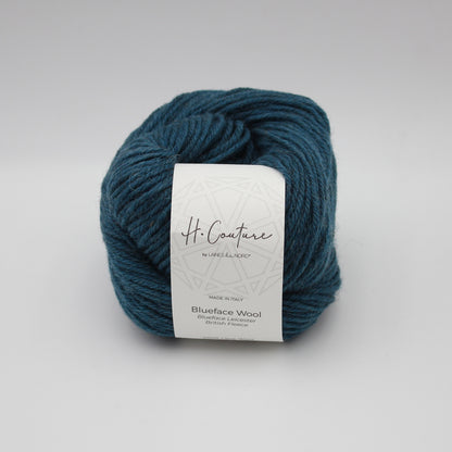 Blueface Wool de Laines du Nord coloris 008 Pétrole