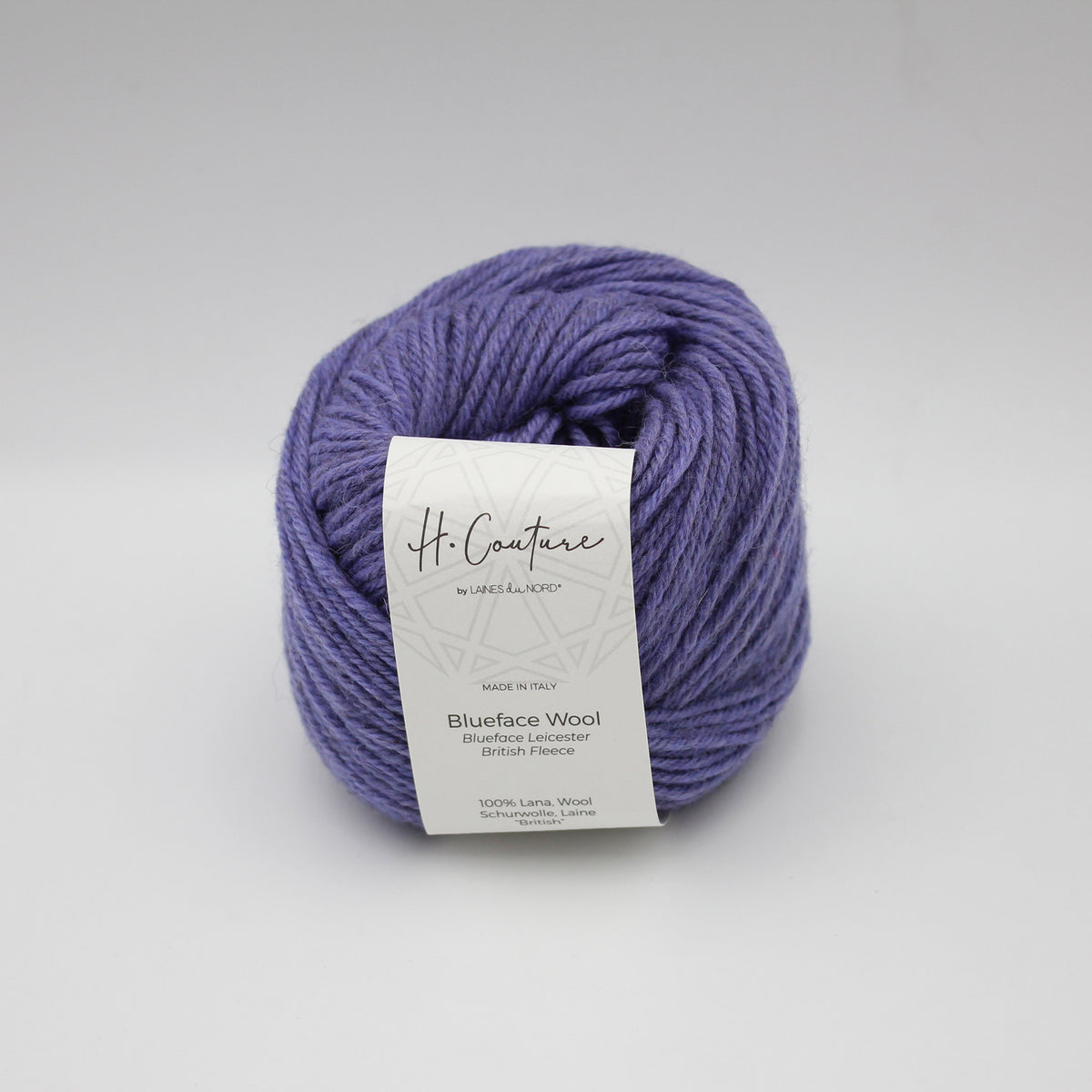 Blueface Wool de Laines du Nord coloris 014 Lavande