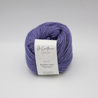 Blueface Wool de Laines du Nord coloris 014 Lavande