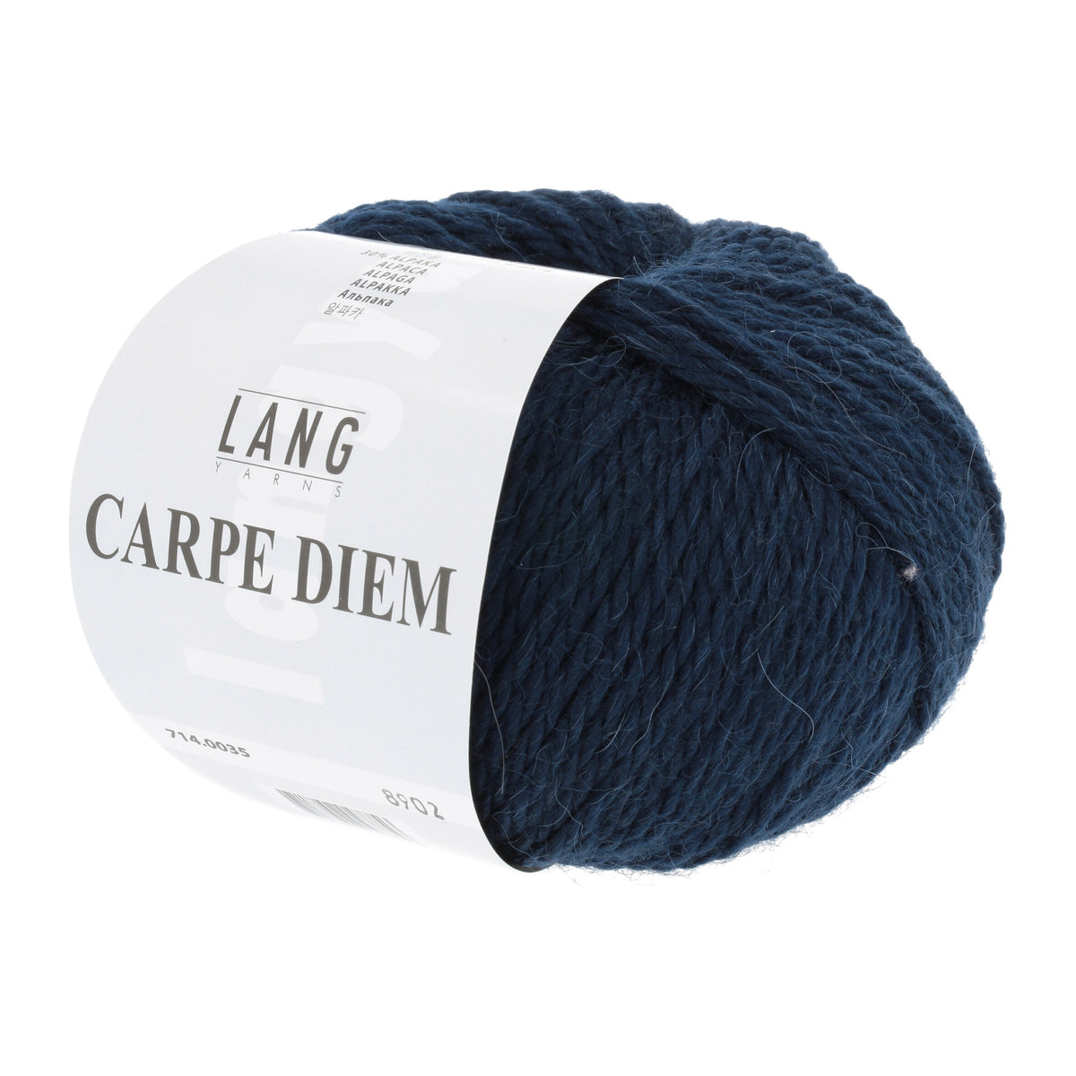 Pelote de Carpe Diem de Lang Yarns coloris 035 Bleu Nuit