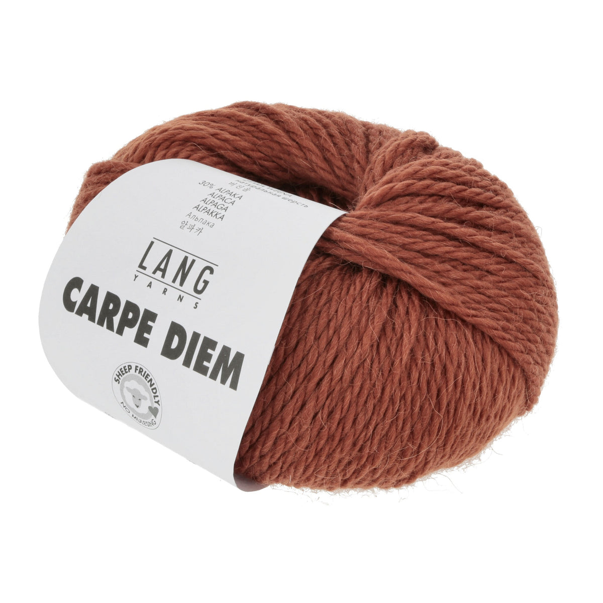 Pelote de Carpe Diem de Lang Yarns coloris 087 Ecureuil
