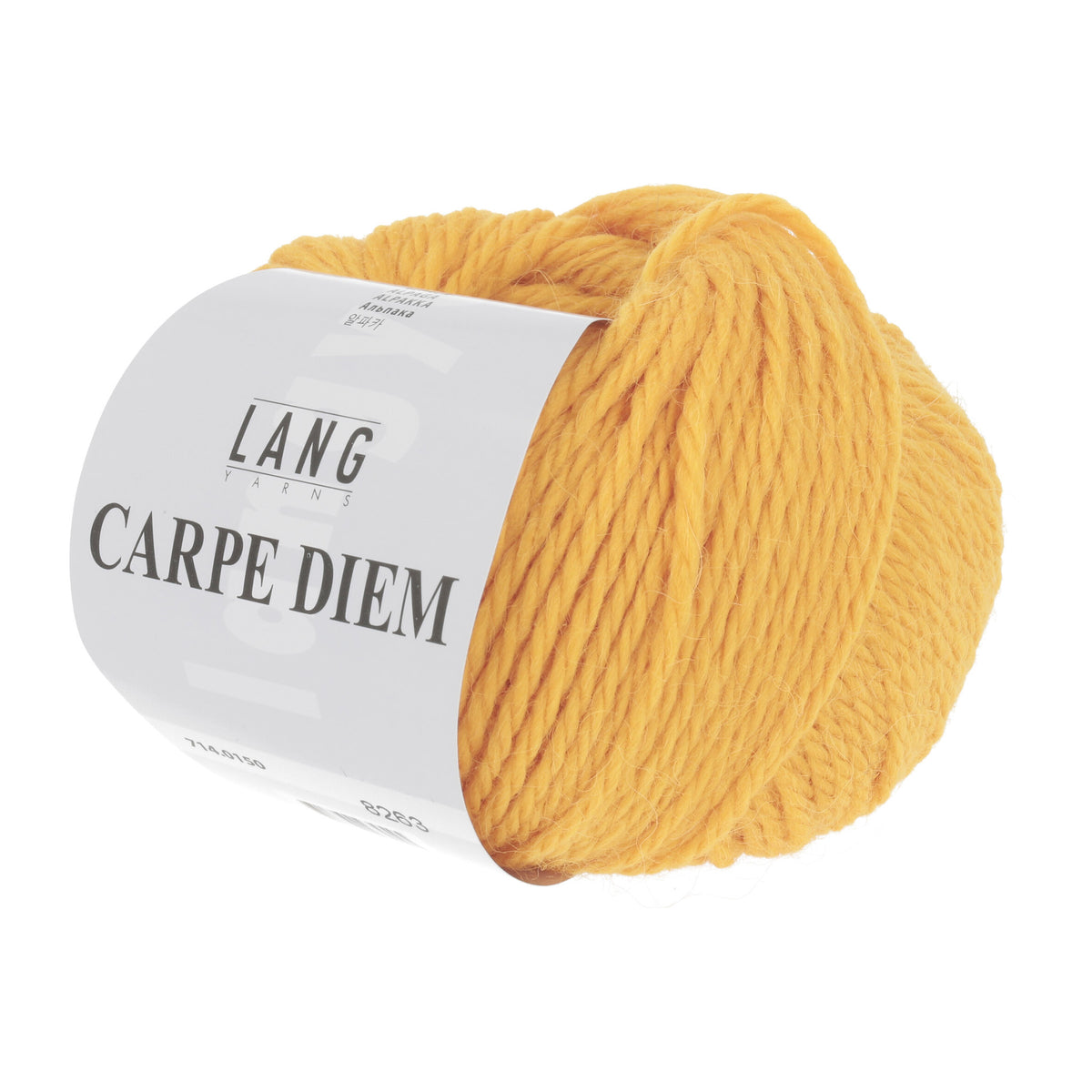 Pelote de Carpe Diem de Lang Yarns coloris 150 Tournesol