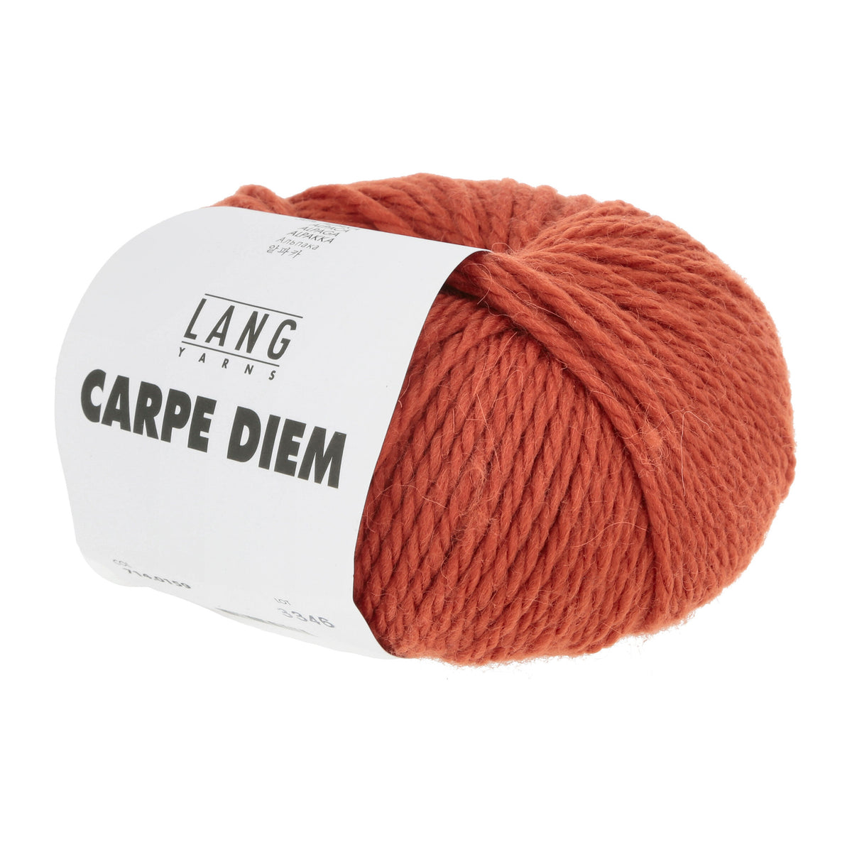 Pelote de Carpe Diem de Lang Yarns coloris 159 Rouille
