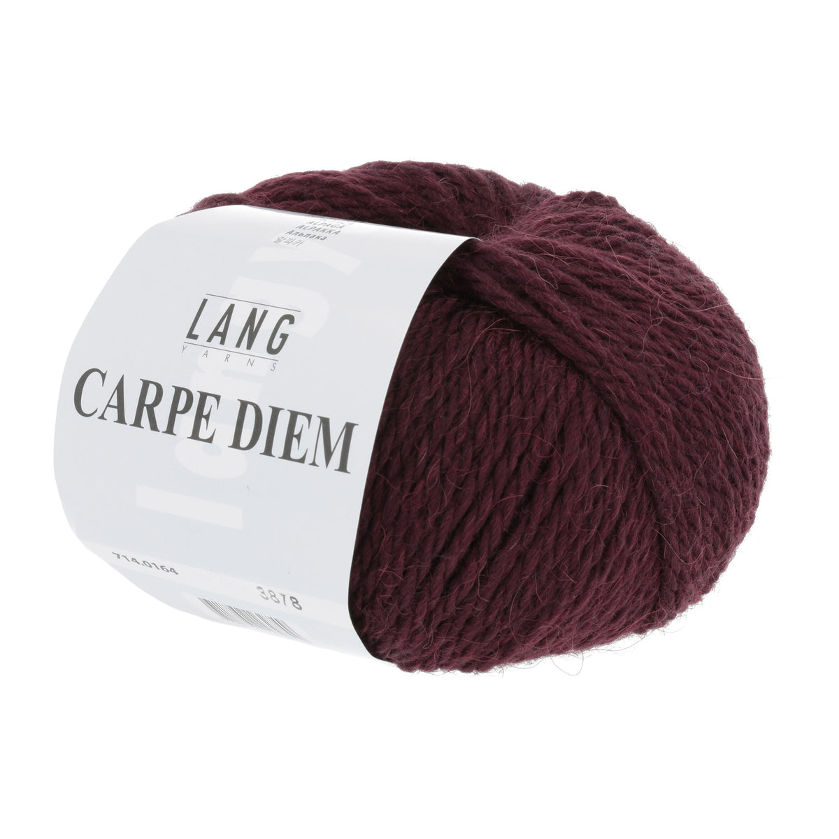 Pelote de Carpe Diem de Lang Yarns coloris 164 Lie de Vin