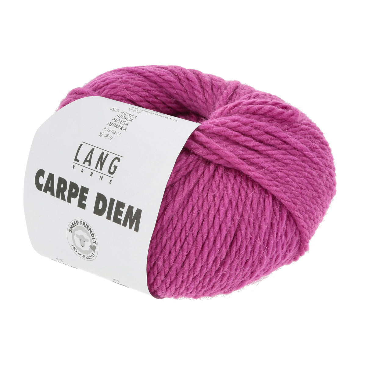 Pelote de Carpe Diem de Lang Yarns coloris 165 Magenta