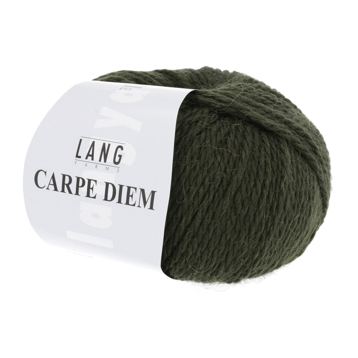 Pelote de Carpe Diem de Lang Yarns coloris 198 Kaki Foncé