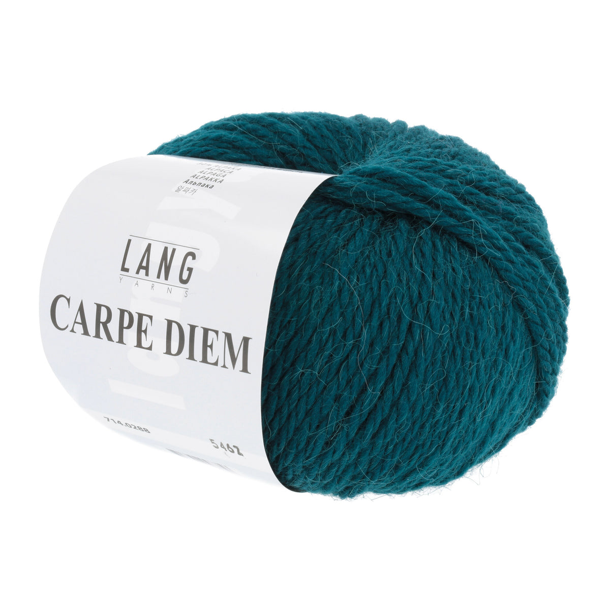 Pelote de Carpe Diem de Lang Yarns coloris 288 Bleu Pétrole