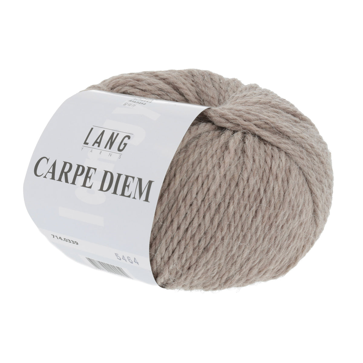 Pelote de Carpe Diem de Lang Yarns coloris 339 Sable Mouillé