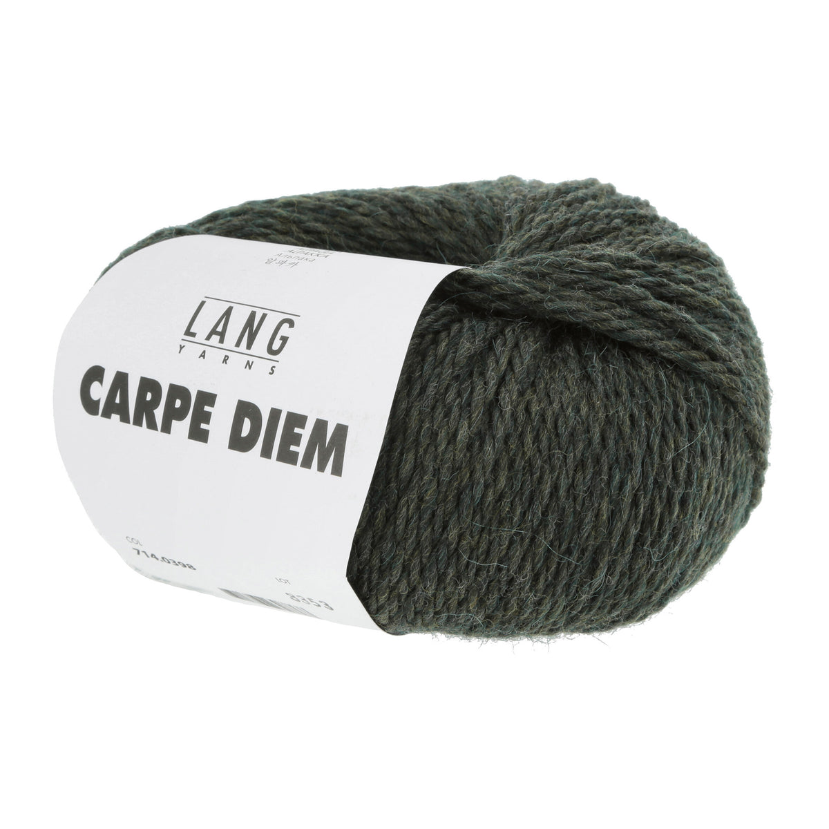 Pelote de Carpe Diem de Lang Yarns coloris 398 Vert Anglais