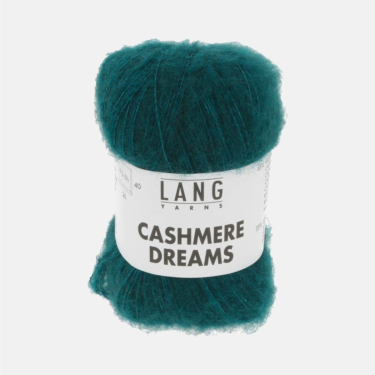 Echeveau de Cashmere Dreams de Lang Yarns, coloris 0088 Canard
