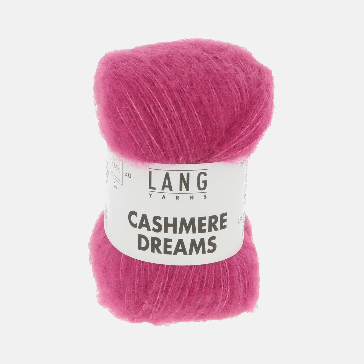 Echeveau de Cashmere Dreams de Lang Yarns coloris 065 Framboise