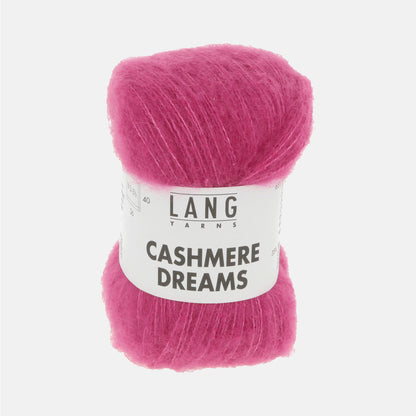 Echeveau de Cashmere Dreams de Lang Yarns coloris 065 Framboise