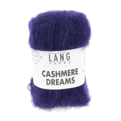 Echeveau de Cashmere Dreams de Lang Yarns coloris 090 Violet