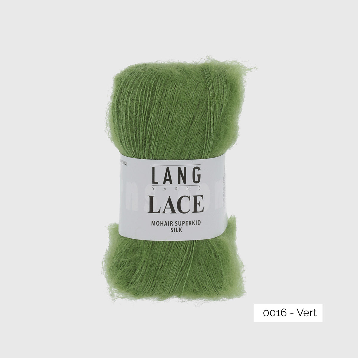 Mohair Lace de Lang Yarns, coloris 0016 Vert