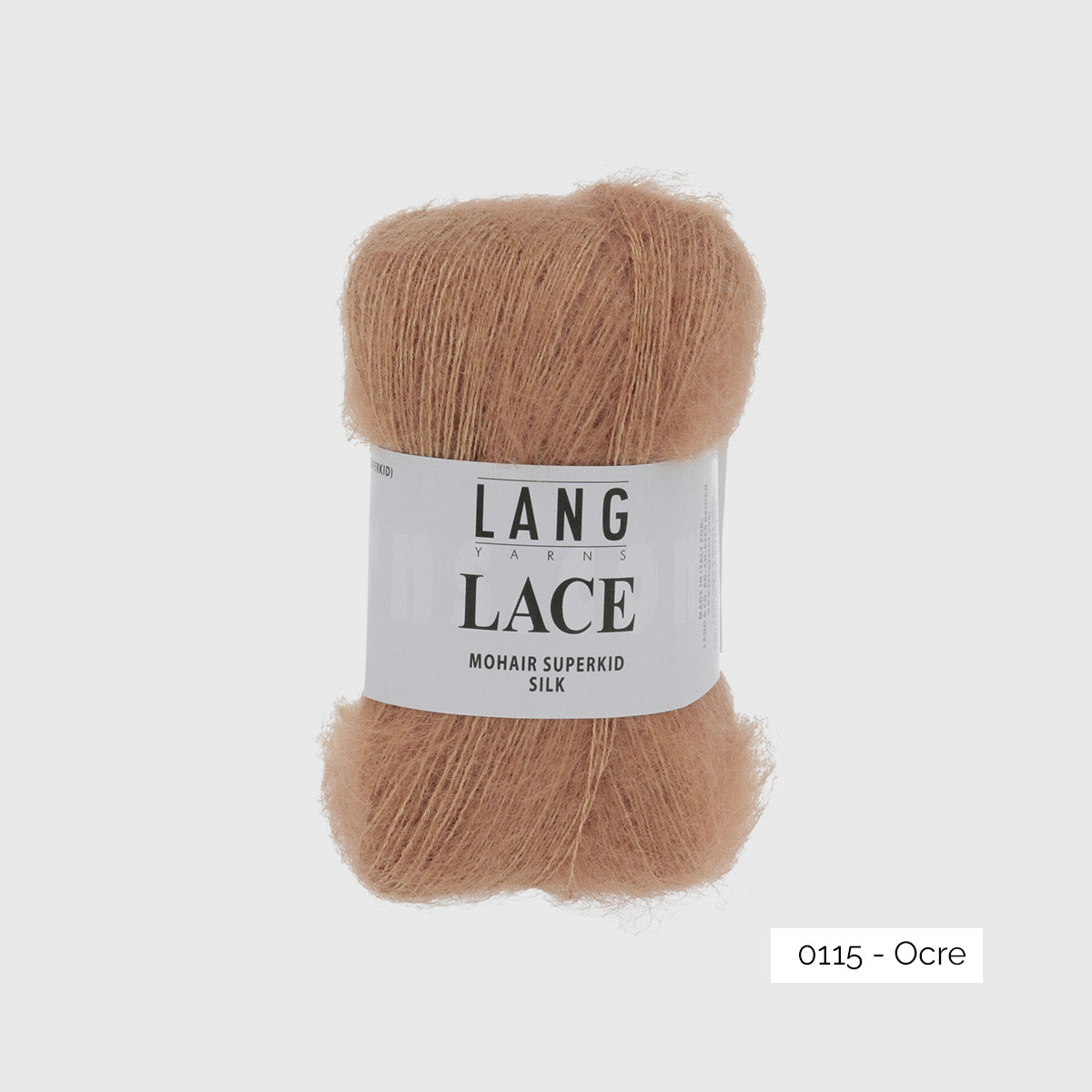 Mohair Lace de Lang Yarns, coloris coloris 0115 Ocre