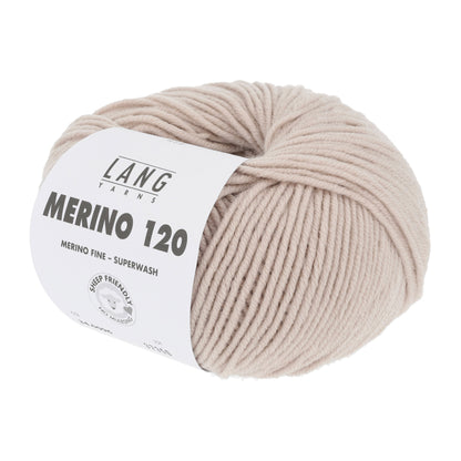 Pelote de Merino 120 de Lang Yarns coloris 096 Argile
