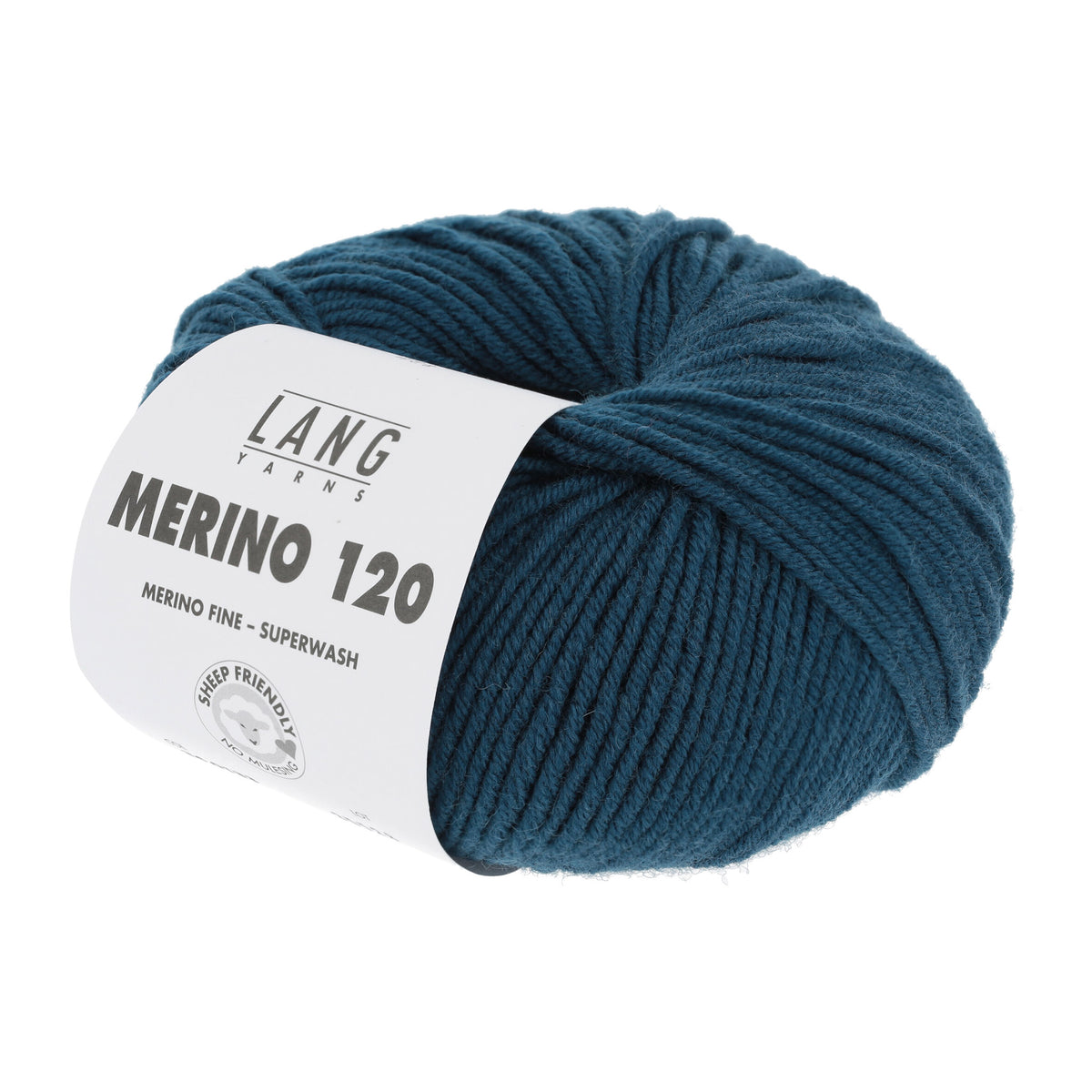 Pelote de Merino 120 de Lang Yarns coloris 133 Paon