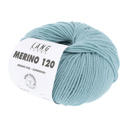 Pelote de Merino 120 de Lang Yarns coloris 174 Celadon