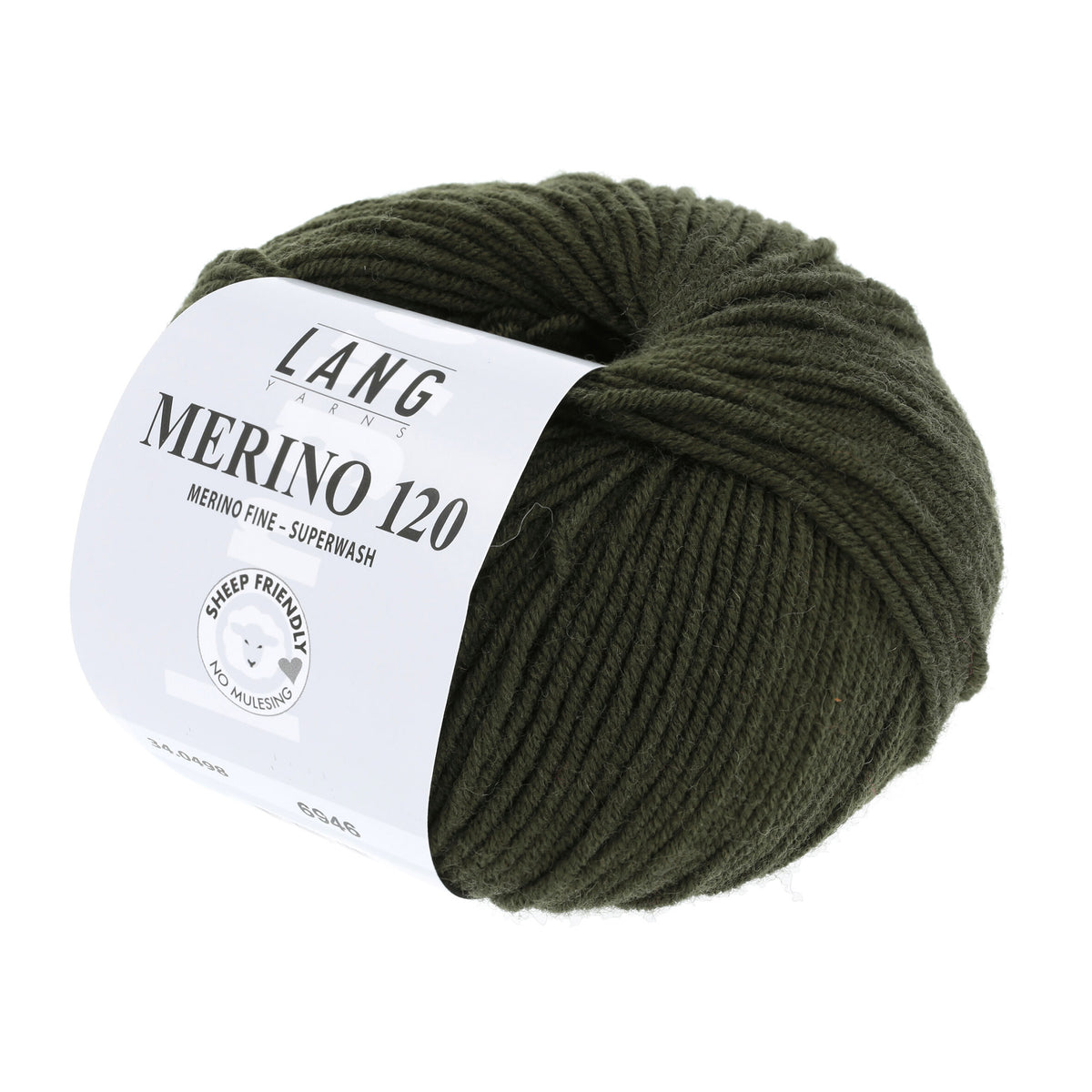 Pelote de Merino 120 de Lang Yarns coloris 498 Camouflage