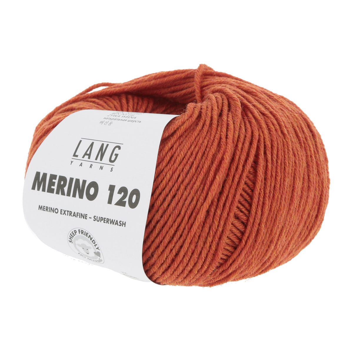 Pelote de Merino 120 de Lang Yarns coloris 559 Ecureuil
